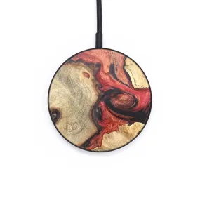 Circle Wood Resin Wireless Charger - Agnes (Mosaic, 671249)