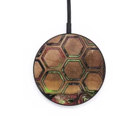 Circle Wood Resin Wireless Charger - Chloe (Pattern, 708071)