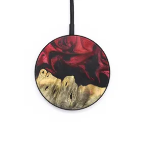 Circle Wood Resin Wireless Charger - Conor (Red, 671753)