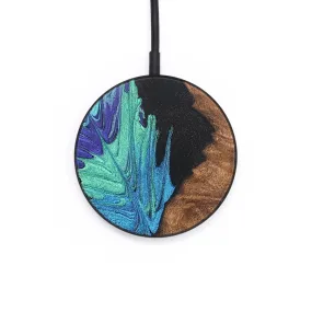 Circle Wood Resin Wireless Charger - Dave (Pattern, 704837)