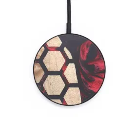 Circle Wood Resin Wireless Charger - Douglas (Pattern, 684593)