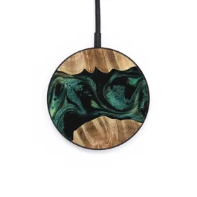 Circle Wood Wireless Charger - Crin (Green, 735313)