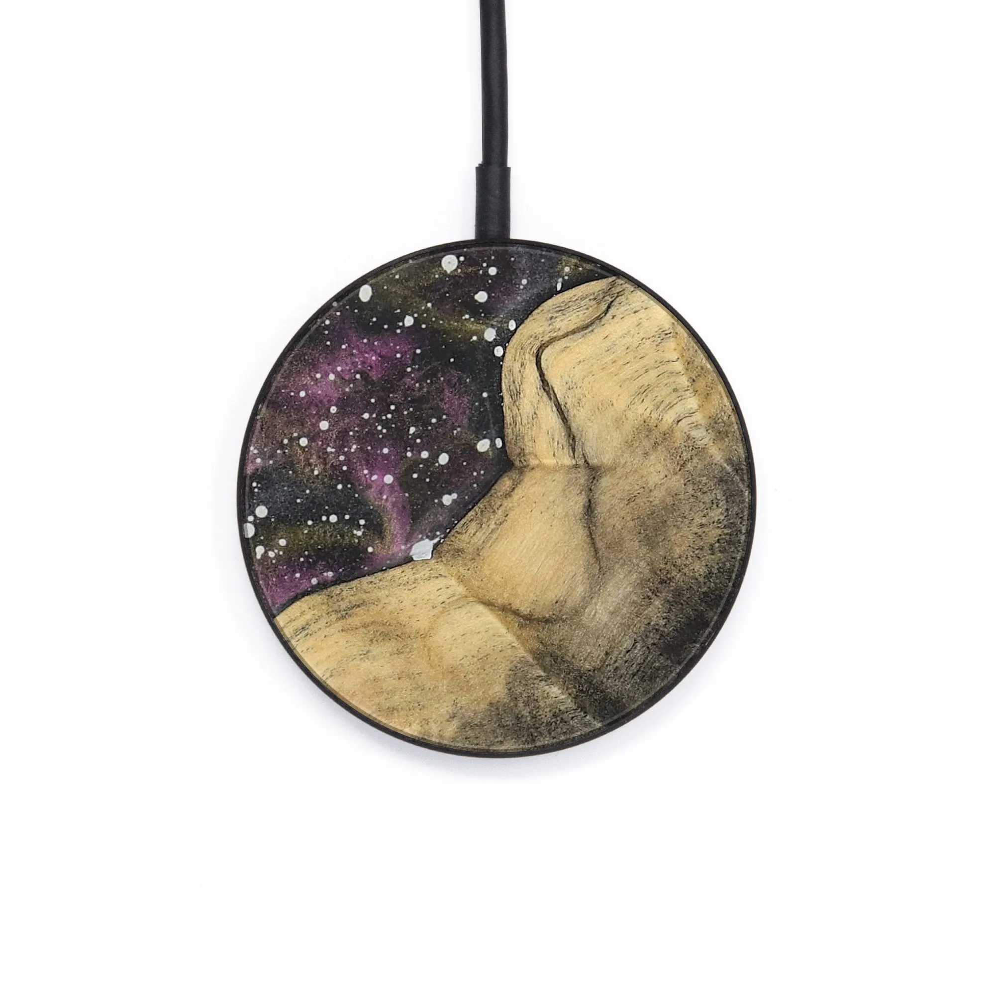 Circle Wood Wireless Charger - Reba (Cosmos, 732974)