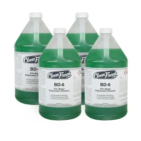 CleanFreak® ‘BD-6’ 6% Butyl Degreaser & Cleaner (1 Gallon Bottles) - Case of 4