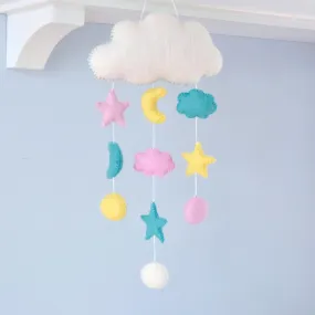 Cloud Nursery Mobile - Sweet Dreams Pastel