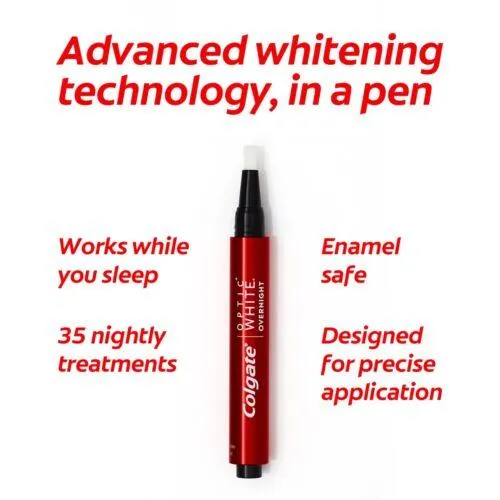 Colgate Optic White Overnight Teeth Whitening Treatment Pen 2.5ml