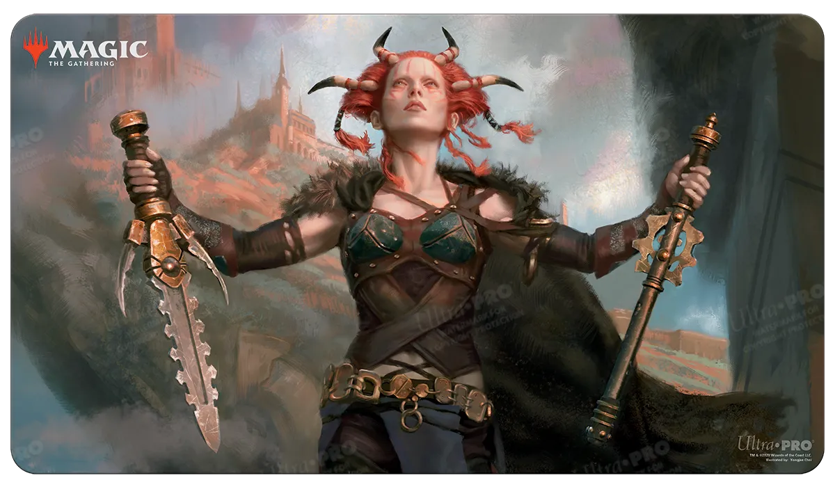 Commander Legends Jeska, Thrice Reborn Standard Gaming Playmat for Magic: The Gathering