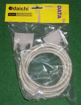 Computer Lead - DB25 Male to DB25 Female Extension Cable - 3.0mtr - Part # CL270