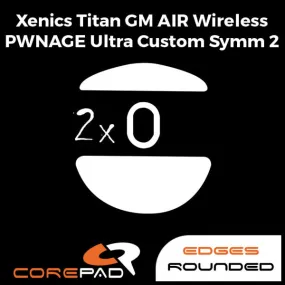 Corepad Skatez Mouse Feet for Pwnage Ultra Custom Symm 2 Wired and Wireless