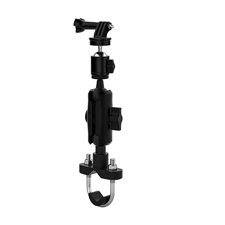 CS-1134A1 Motorcycle Bike Action Camera Recorder Mobile Phone Fixing Bracket Holder, Handlebar Version