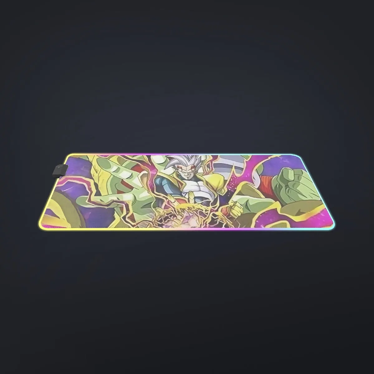 DBZ Dokkan Battle Super Baby 2 Golden Giant Ape cool LED  Mouse Pad