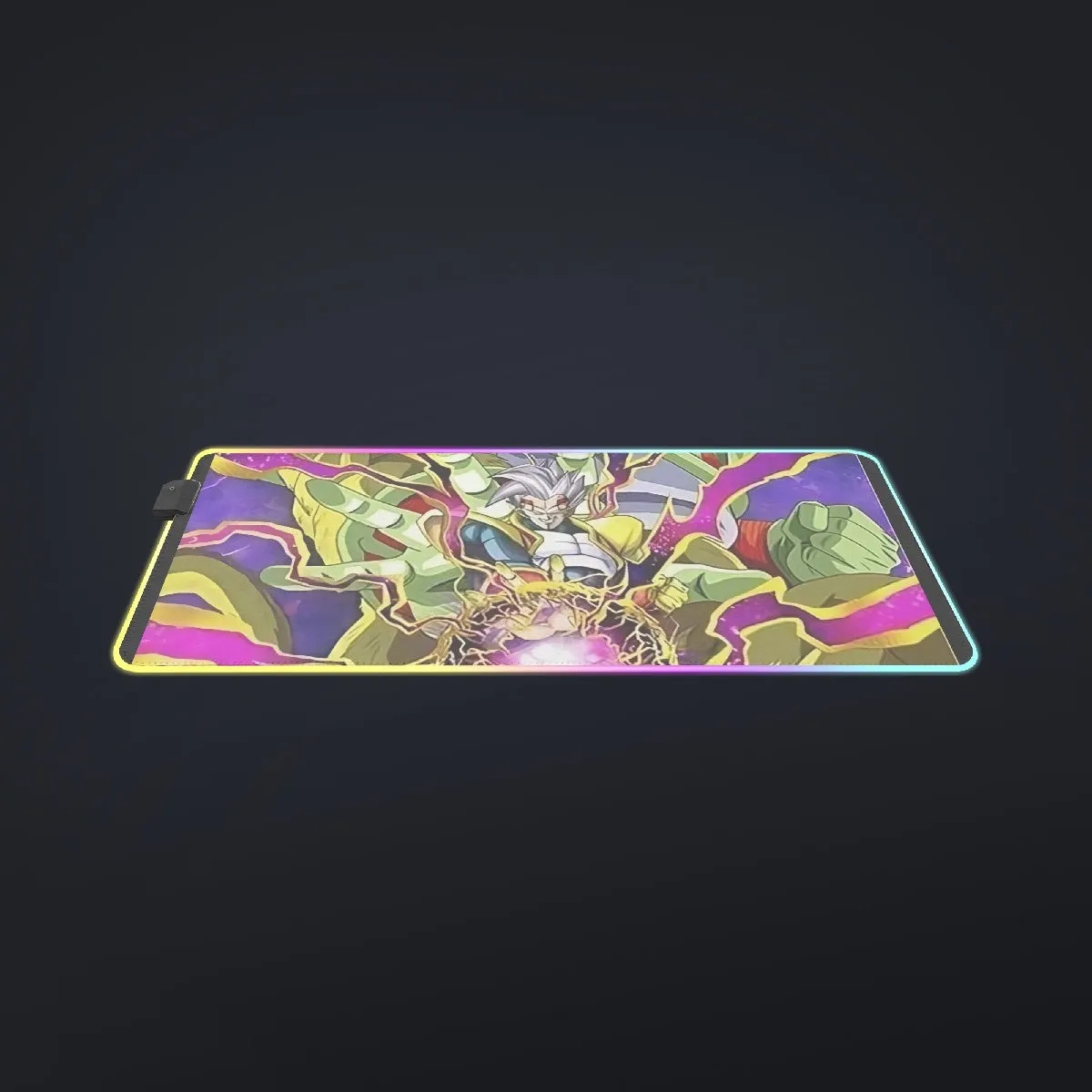 DBZ Dokkan Battle Super Baby 2 Golden Giant Ape cool LED  Mouse Pad