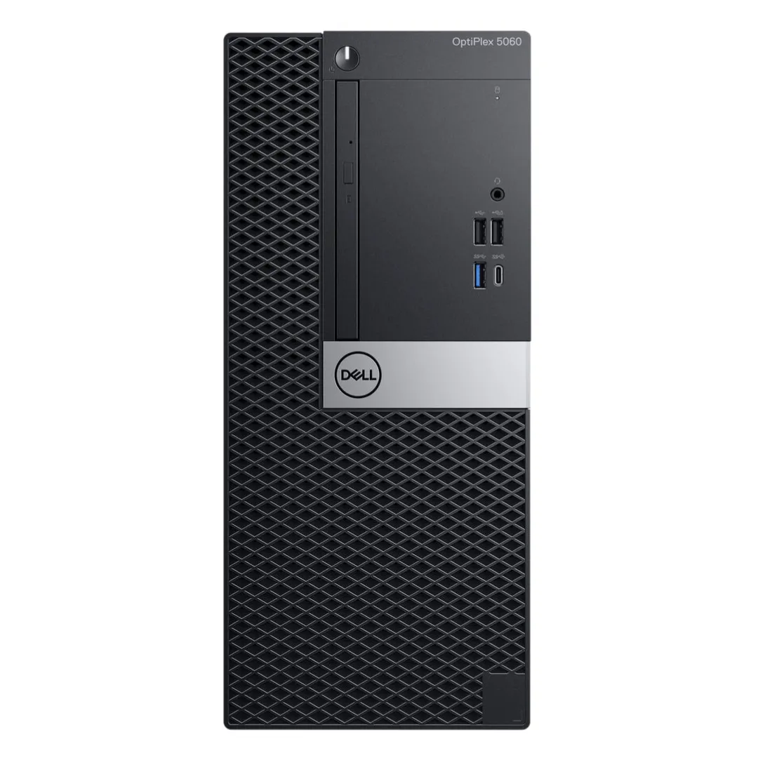 Dell OptiPlex 5060 Mini Tower Desktop, Intel Core i7-8700, 3.20GHz, 32GB RAM, 512 GB SSD, Windows 10 Pro - Grade-A Refurbished