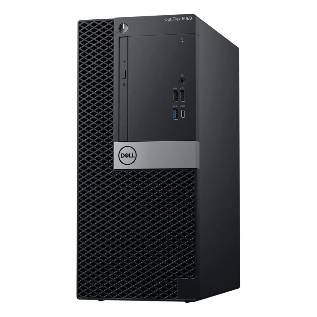 Dell OptiPlex 5060 Mini Tower Desktop, Intel Core i7-8700, 3.20GHz, 32GB RAM, 512 GB SSD, Windows 10 Pro - Grade-A Refurbished