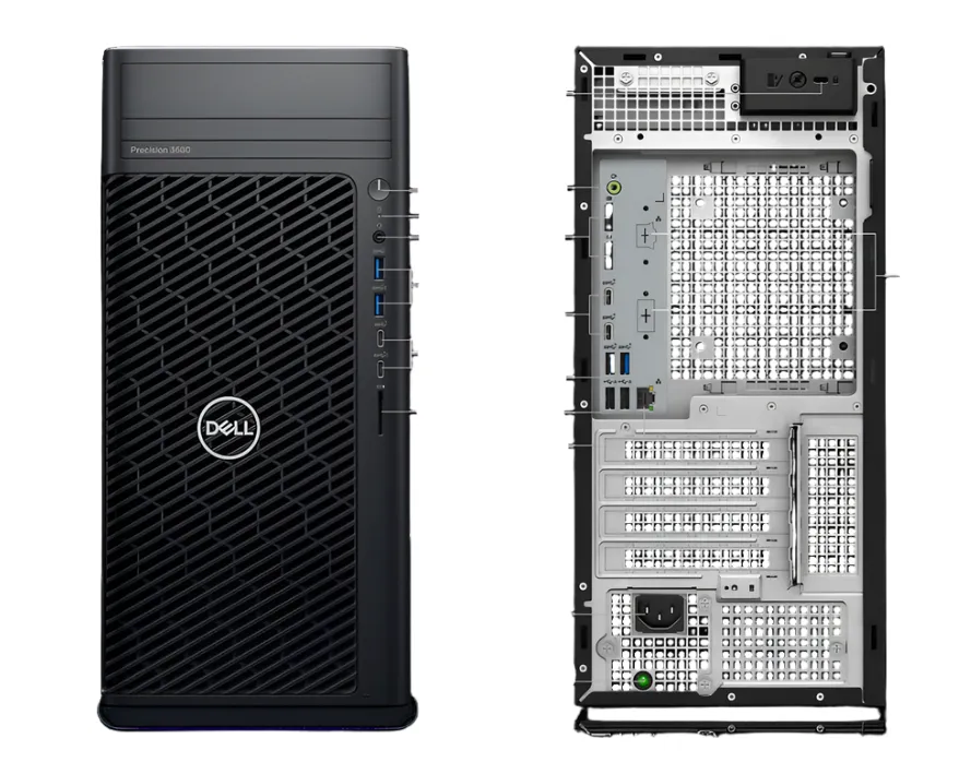 Dell Precision 3680 Tower Workstation, Intel i7-14700, 2.10GHz, 16GB RAM, 512GB SSD, W11P - JKNFV (Refurbished)