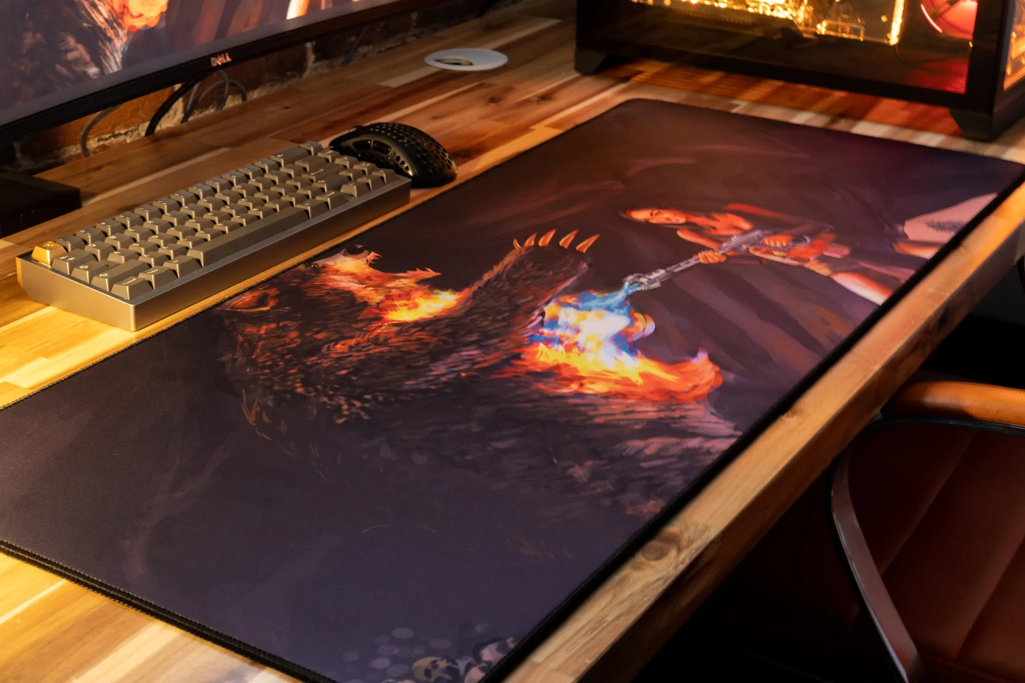 Dyanna "Flamethrower Queen" Content Creator Collaboration Limited Edition Rust XL Gaming Mouse Pad