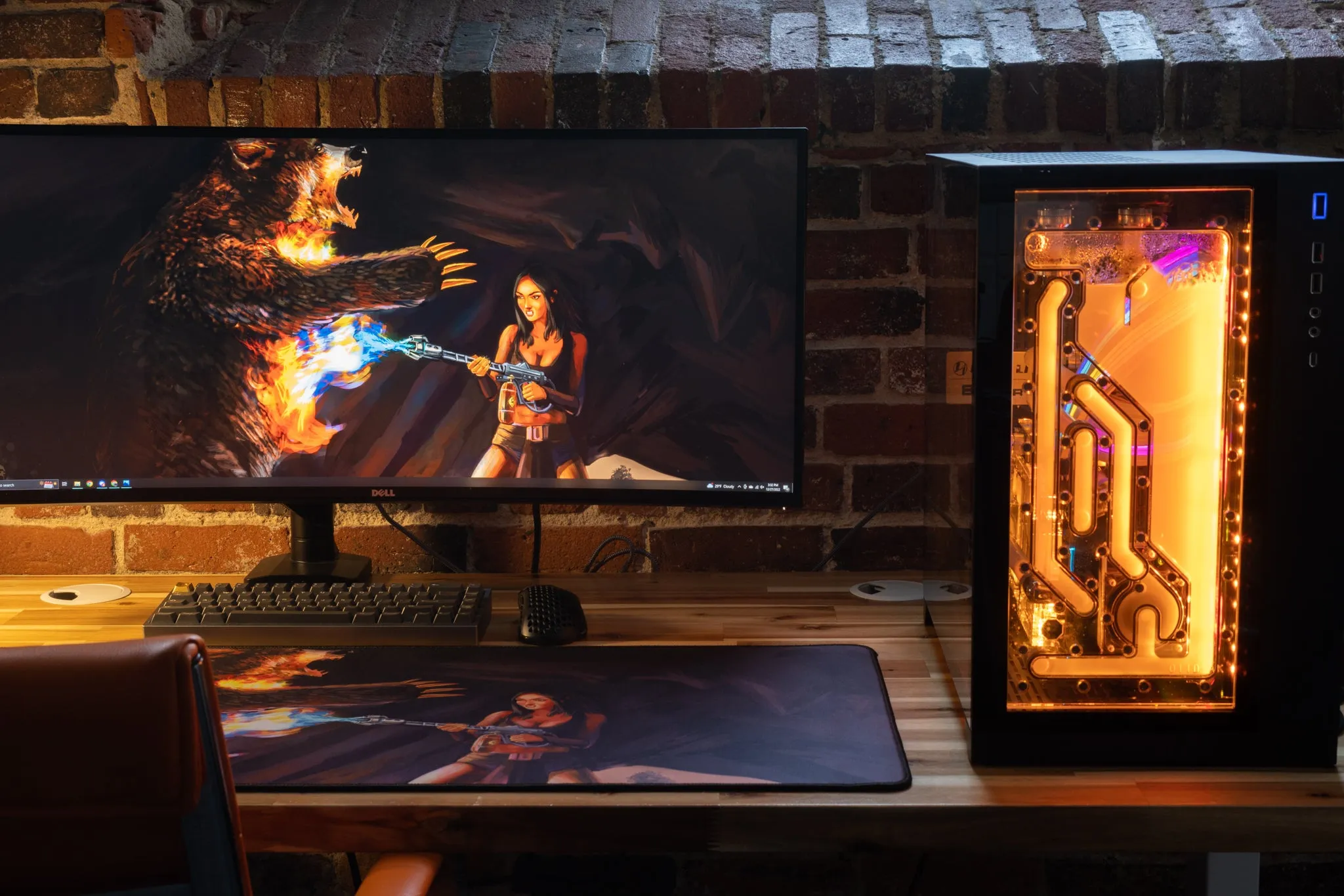 Dyanna "Flamethrower Queen" Content Creator Collaboration Limited Edition Rust XL Gaming Mouse Pad