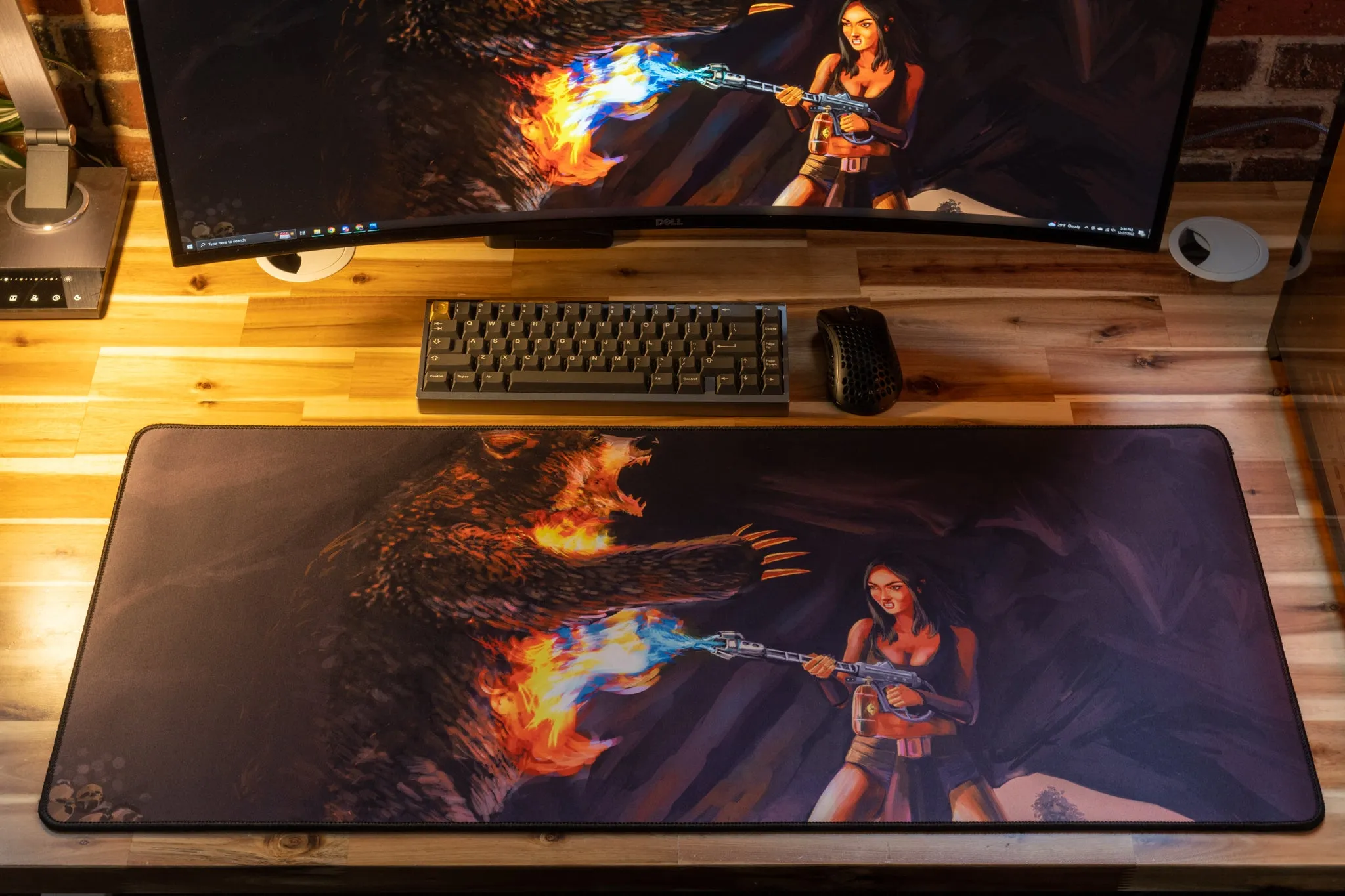 Dyanna "Flamethrower Queen" Content Creator Collaboration Limited Edition Rust XL Gaming Mouse Pad