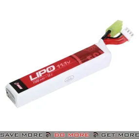 Echo1 LiPO 11.1V 1100mAh 15C High Performance Lithium Battery For Airsoft Electric Rifles