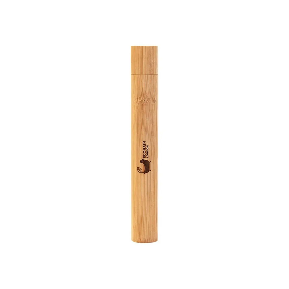 Eco Bath Bamboo Toothbrush In Bamboo Tube | First Step To Sustainable Life