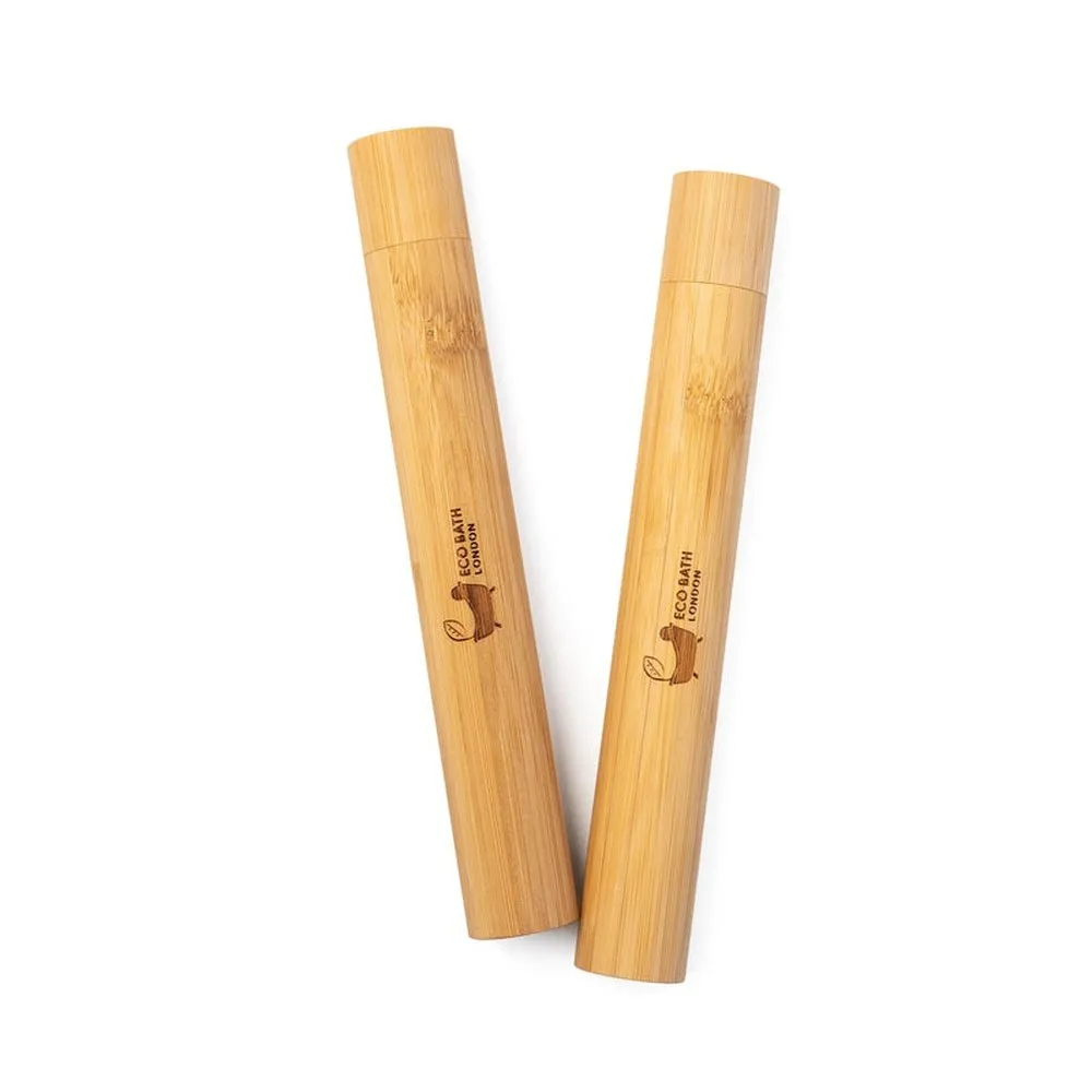 Eco Bath Bamboo Toothbrush In Bamboo Tube | First Step To Sustainable Life