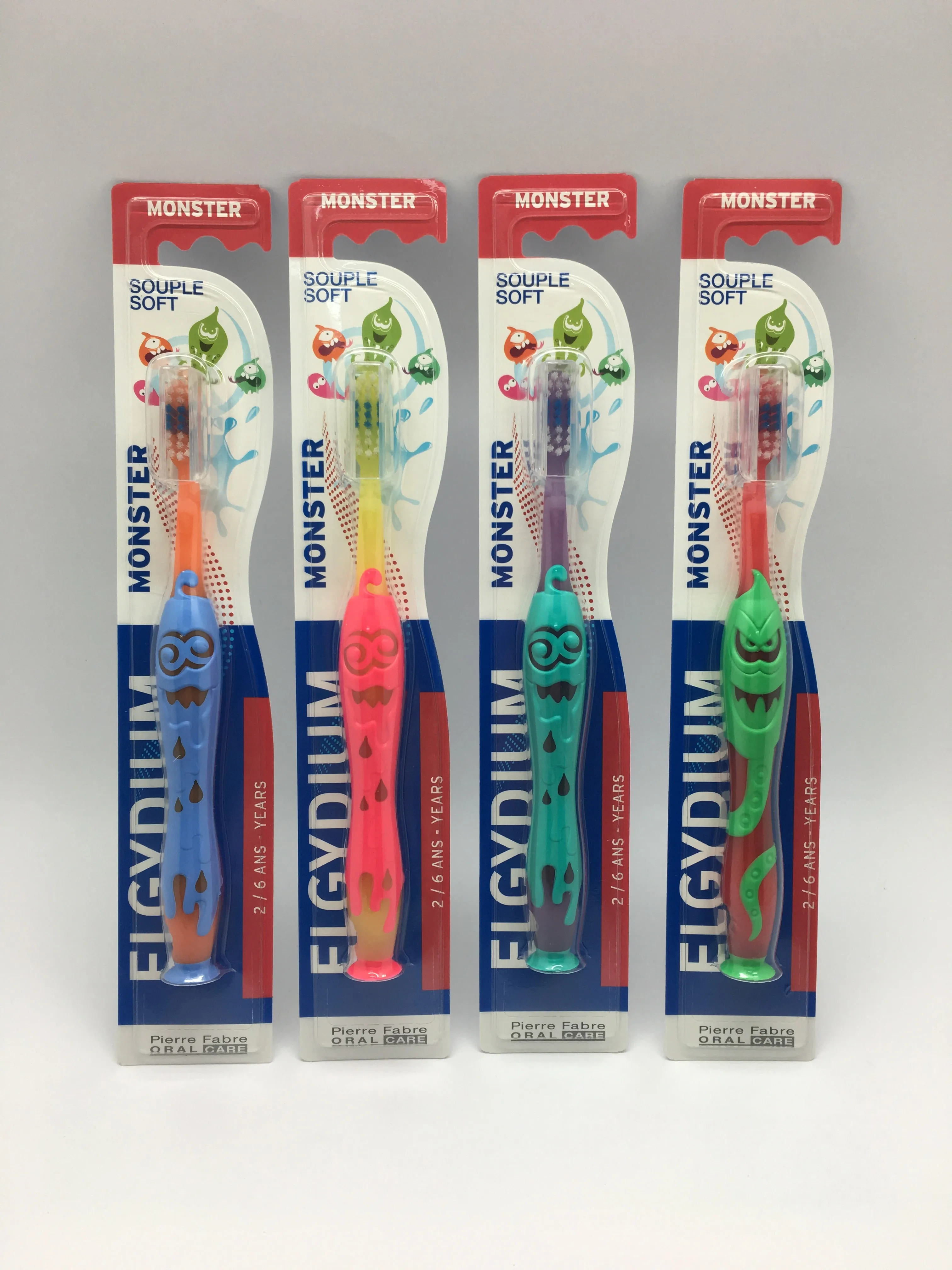 ELGYDIUM Monster Toothbrush 2 - 6 years old