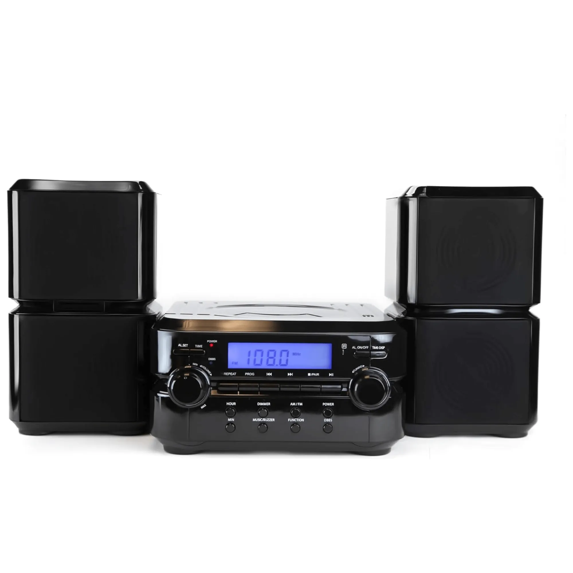 Emerson Bluetooth CD Microsystem w AM/FM Radio & LCD for