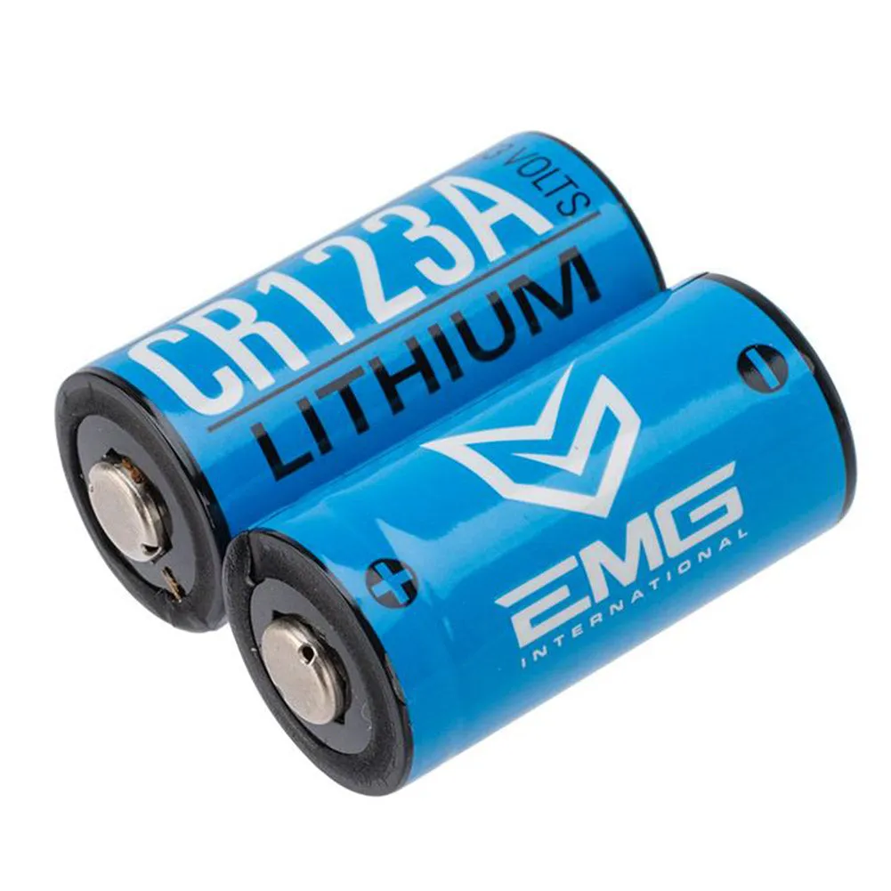 EMG High Performance CR123A 3V Lithium Battery