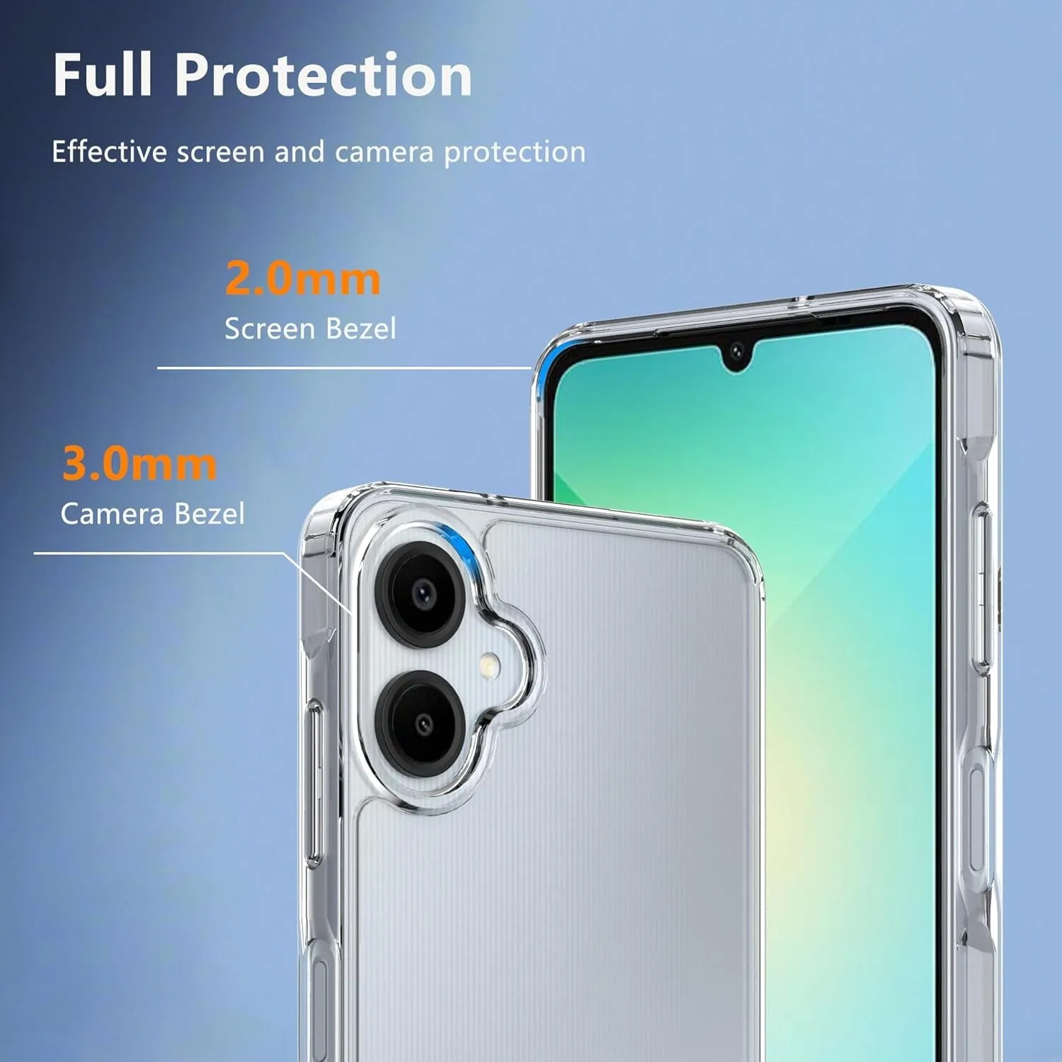 Entronix Samsung Galaxy A06 Crystal Clear Case - Slim