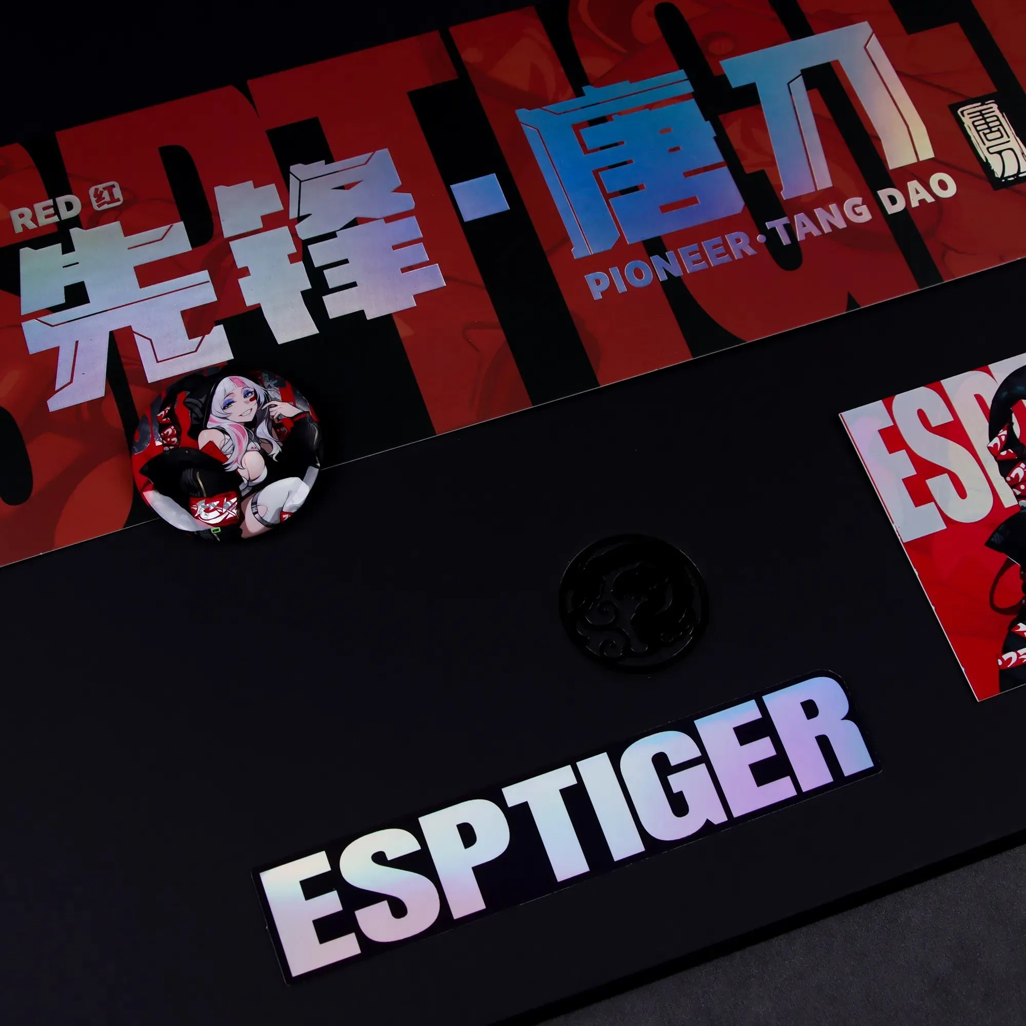 EspTiger PIONEER | Tang Dao | Red Large Gaming Mousepad