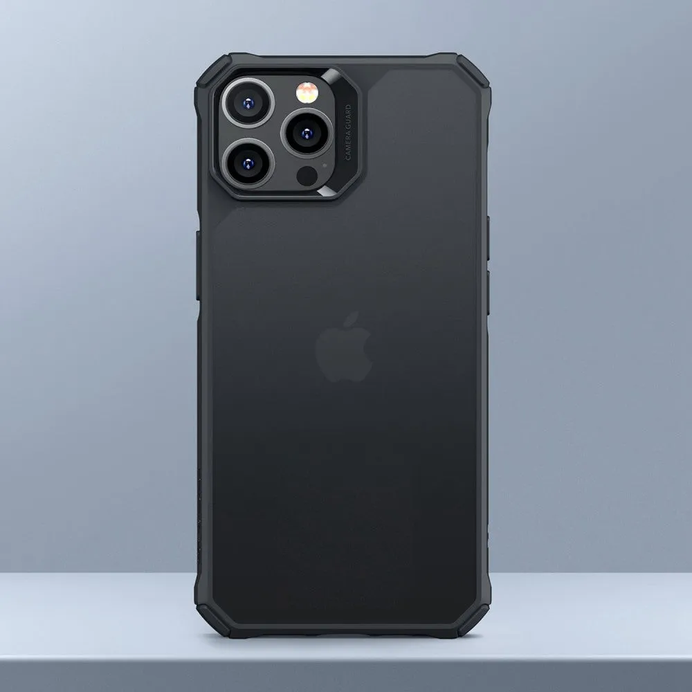 ESR - iPhone 14 Pro Max Air Armor Series Hybrid Case TPU Bumper Acrylic Back   Air Cushion Drop Protection - Black