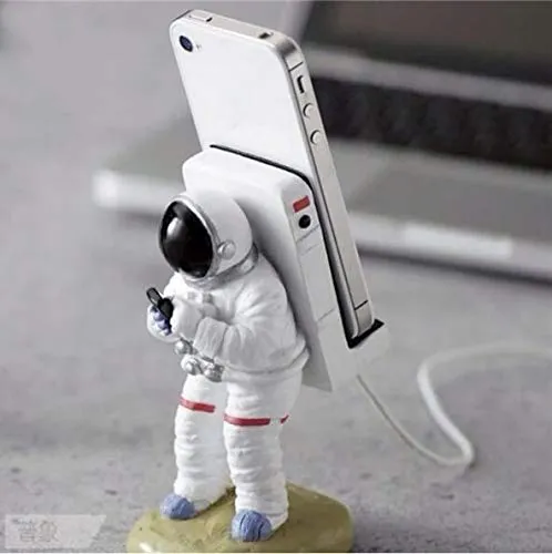 Exclusive Resin Astronaut Figurine Mobile Holder Stand | 13 CM |