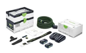 Festool 577390 CTC SYS Cordless 36V Mobile HEPA Dust Extractor PLUS 4.0Ah Kit