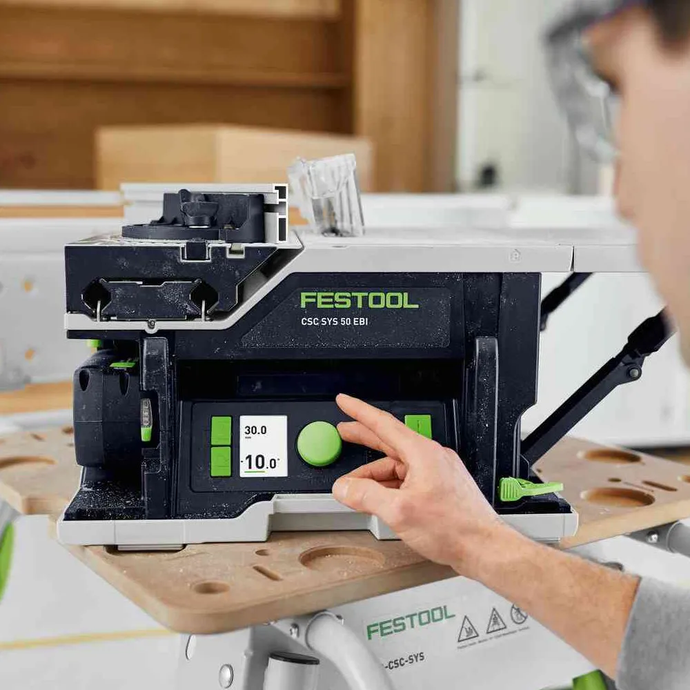 Festool Cordless Table Saw CSC SYS 50 EBI-Basic-Set