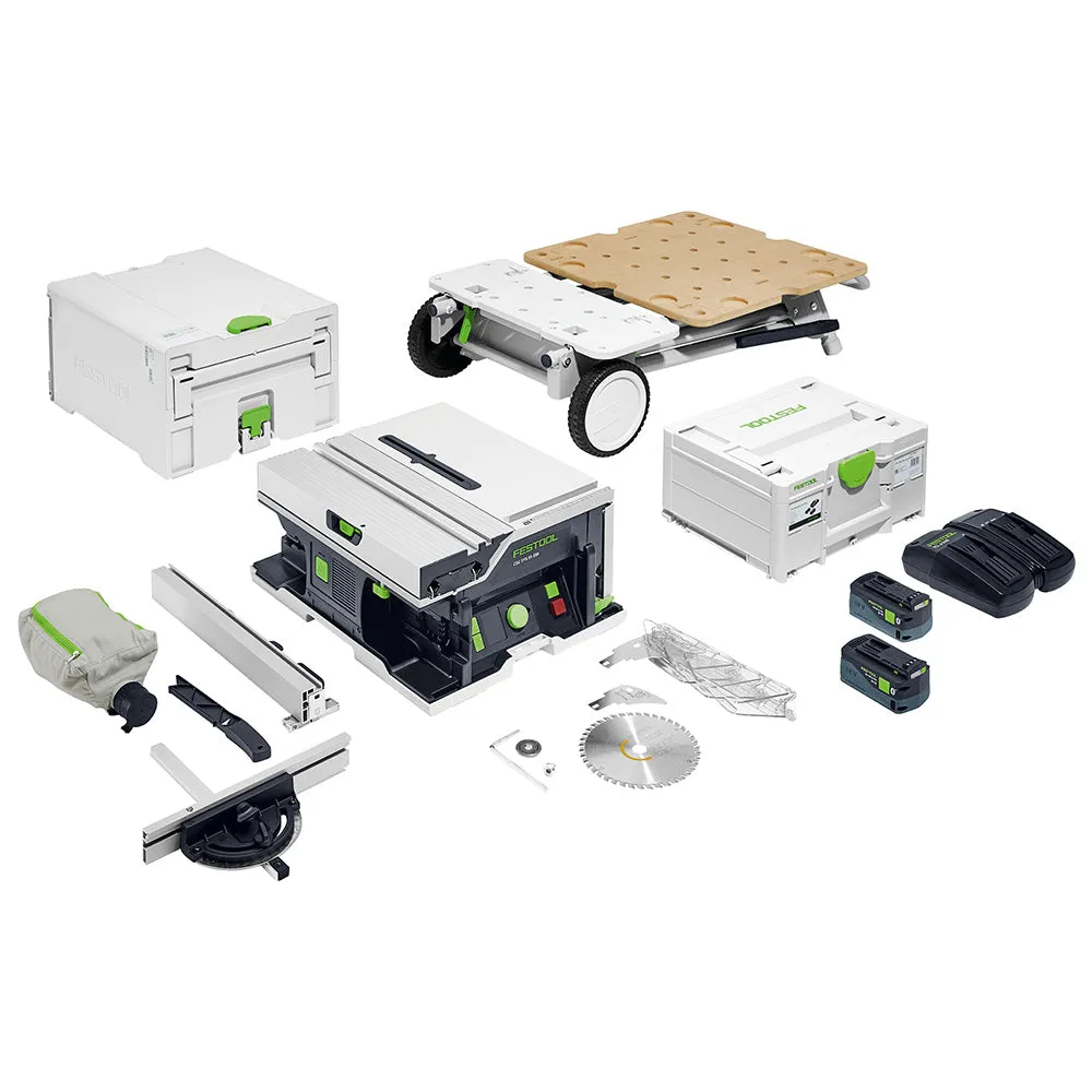 Festool Cordless Table Saw CSC SYS 50 EBI-Set