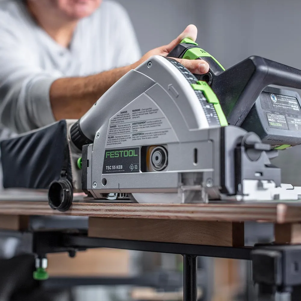 Festool Cordless Track Saw TSC 55 5.0 KEBI-F-Plus (Guide Rail Not Included)