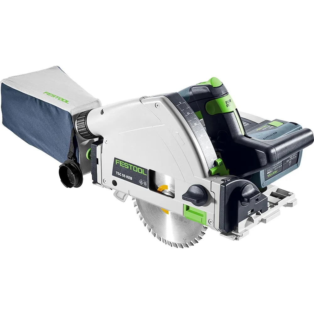 Festool Cordless Track Saw TSC 55 5.0 KEBI-F-Plus (Guide Rail Not Included)