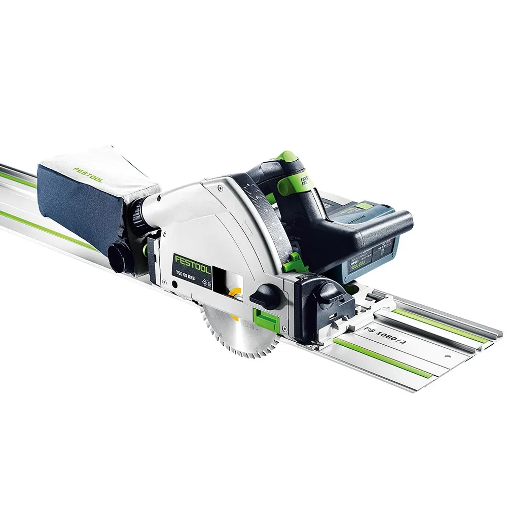 Festool Cordless Track Saw TSC 55 K Basic (Guide Rail & Batteries Not Included)