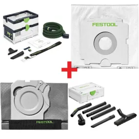 Festool CTCSYSTOOL PRO Dual-18V Mobile HEPA Dust Extractor Pro Bundle