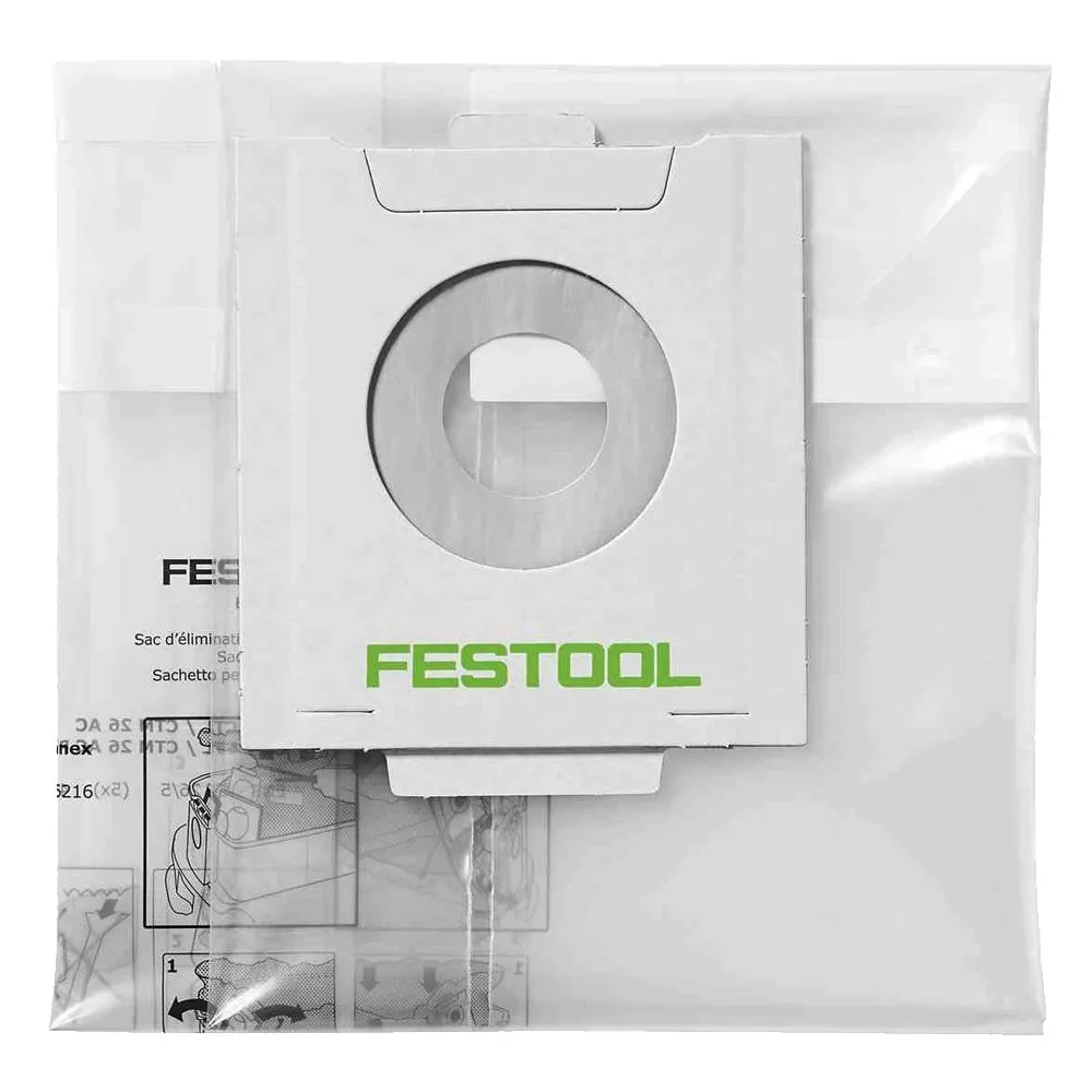 Festool, Disposable Bag Ens-Ct 26 Ac/5 496216, FES496216