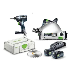 Festool Limited Edition TID 18 Drill   TSC 55 Track Saw Combo Kit