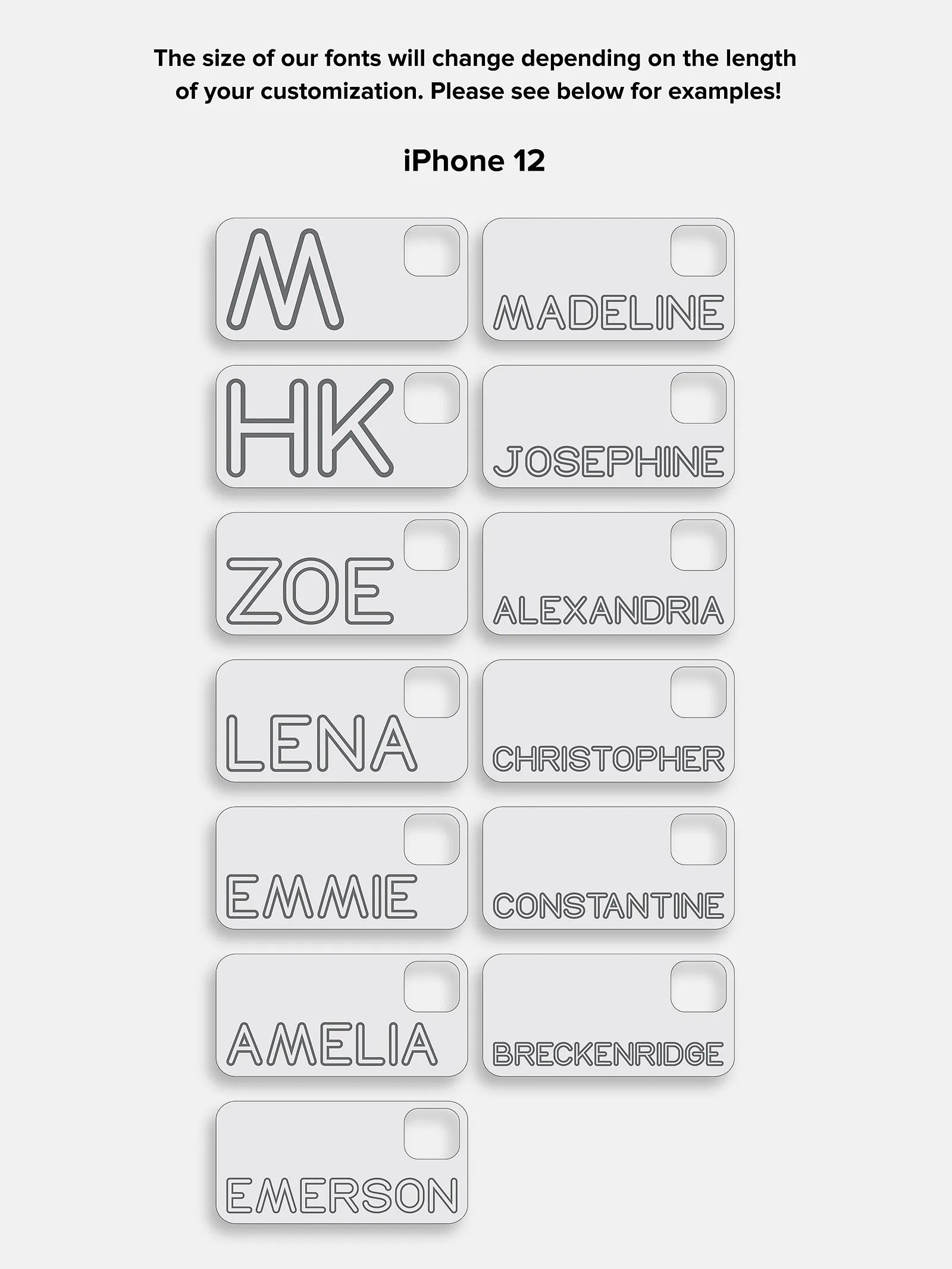 Fine Line Custom IPhone Case - Green