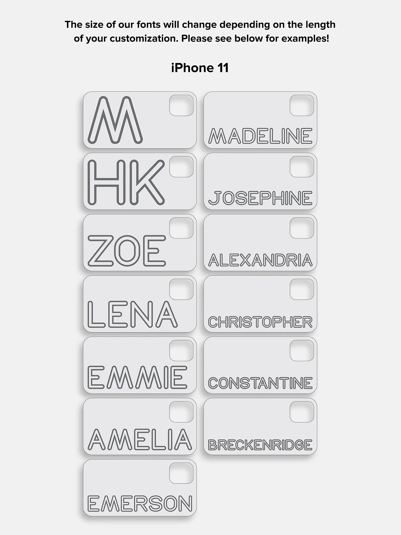 Fine Line Custom IPhone Case - Green