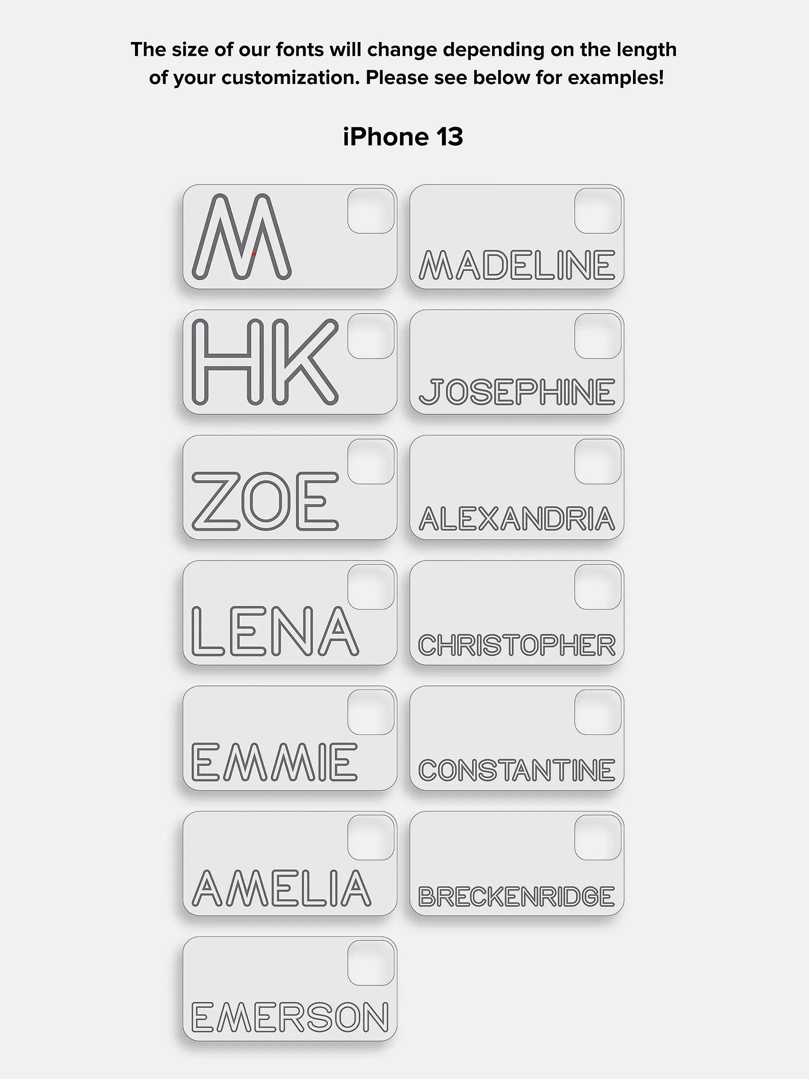 Fine Line Custom IPhone Case - Green