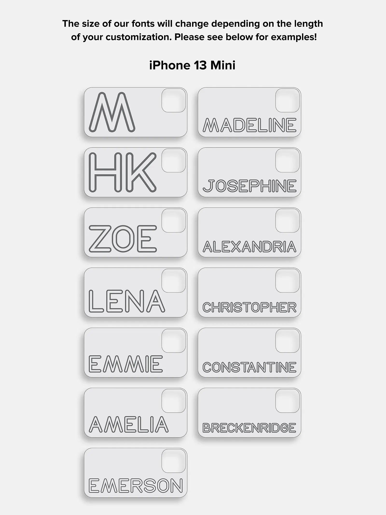 Fine Line Custom IPhone Case - Green