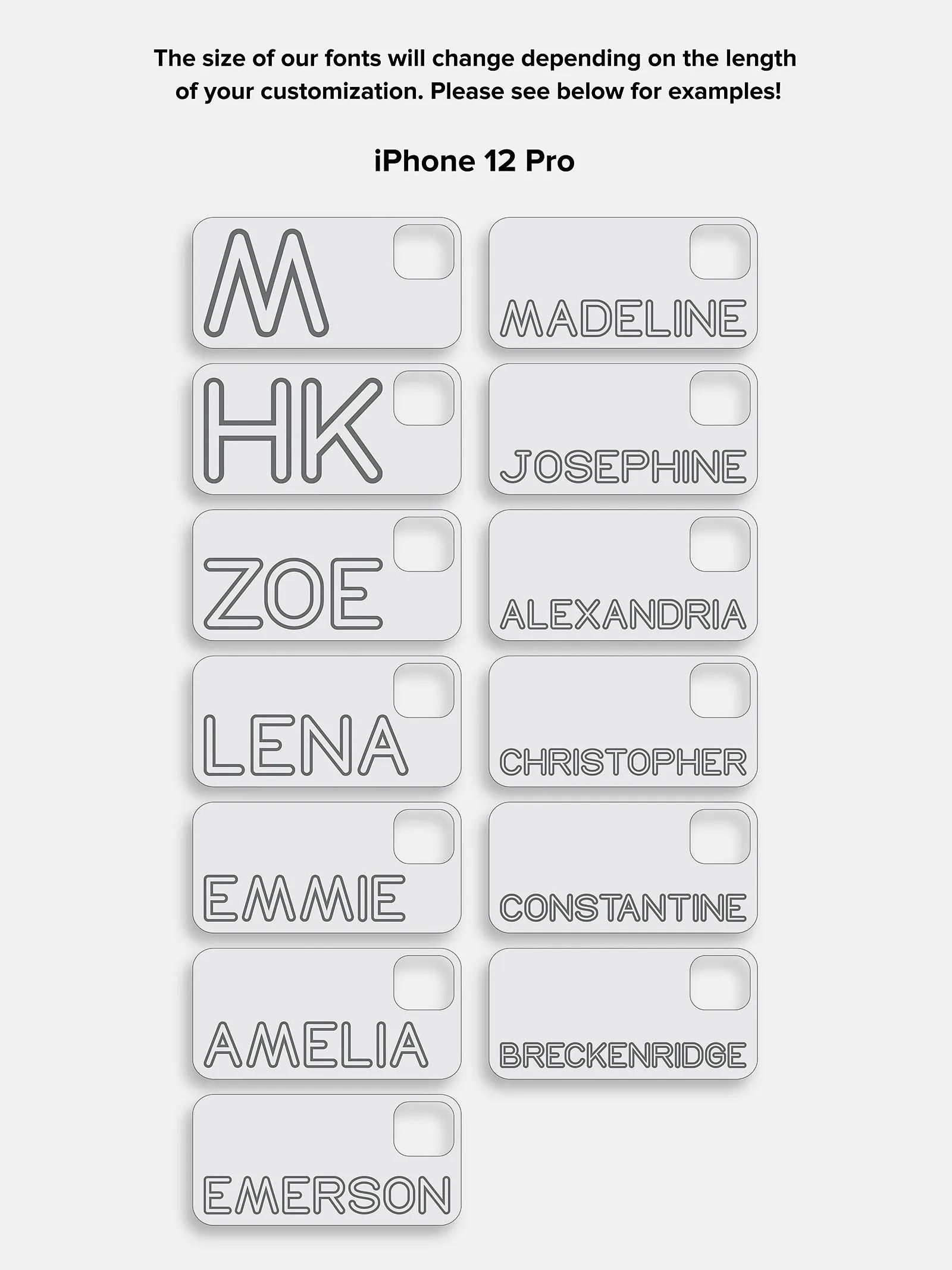 Fine Line Custom iPhone Case - Pink