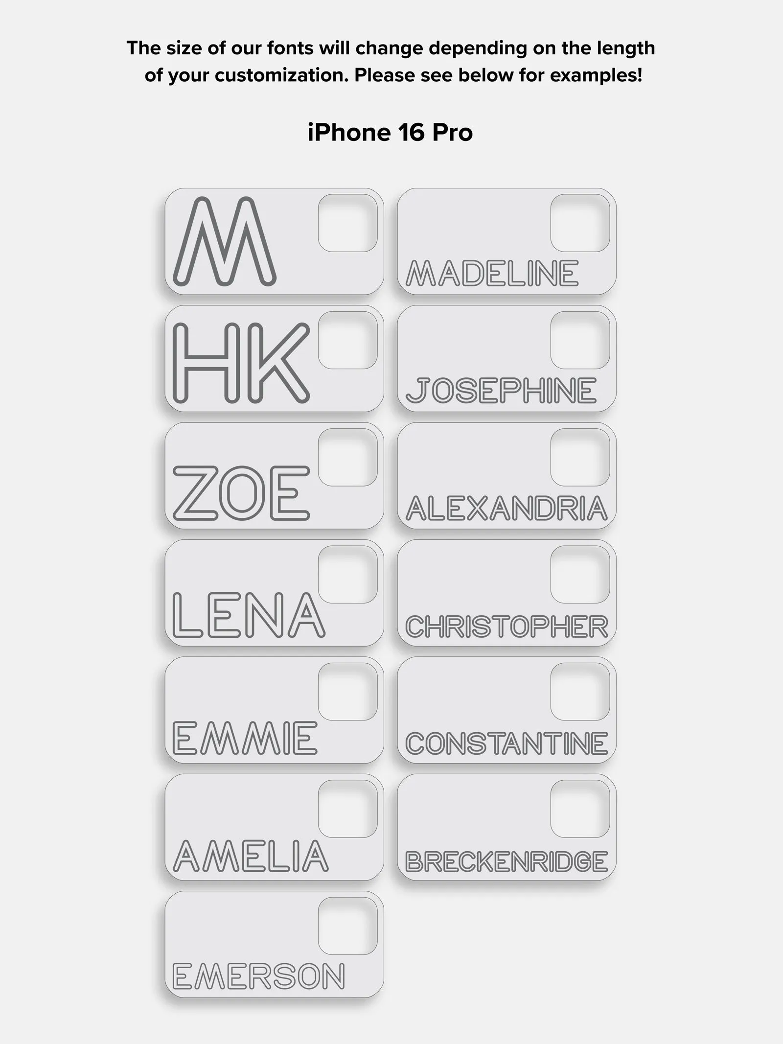 Fine Line Custom iPhone Case - Pink