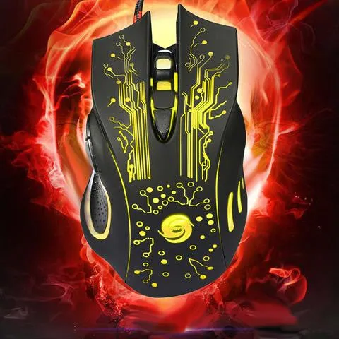 FREE GAMER GIVEAWAY PRO | GAMER 3200DPI LED OPTICAL 6D USB WIRED GAMING GAME MOUSE