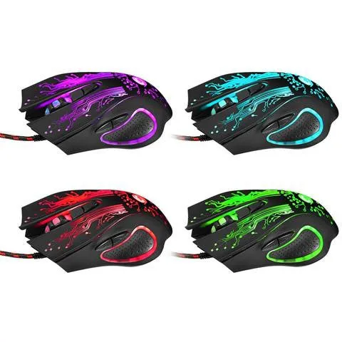 FREE GAMER GIVEAWAY PRO | GAMER 3200DPI LED OPTICAL 6D USB WIRED GAMING GAME MOUSE