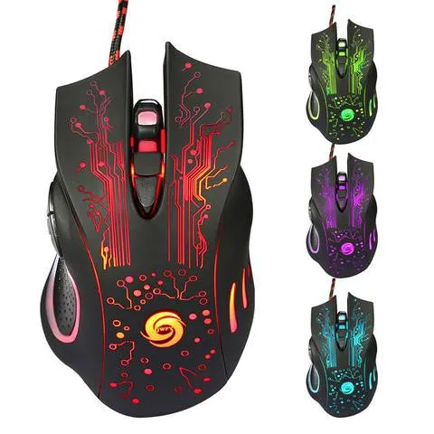 FREE GAMER GIVEAWAY PRO | GAMER 3200DPI LED OPTICAL 6D USB WIRED GAMING GAME MOUSE